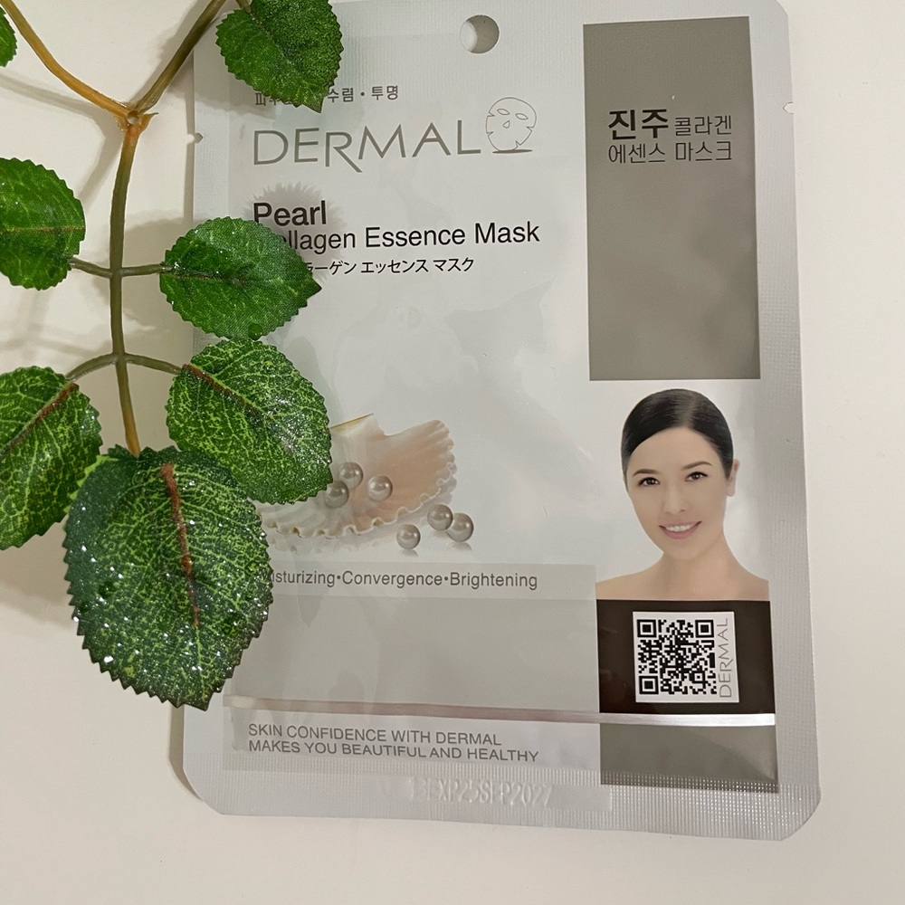 New $5ea OR 5/$15 New DERMAL Pearl Collagen Essence Sheet Face Mask New